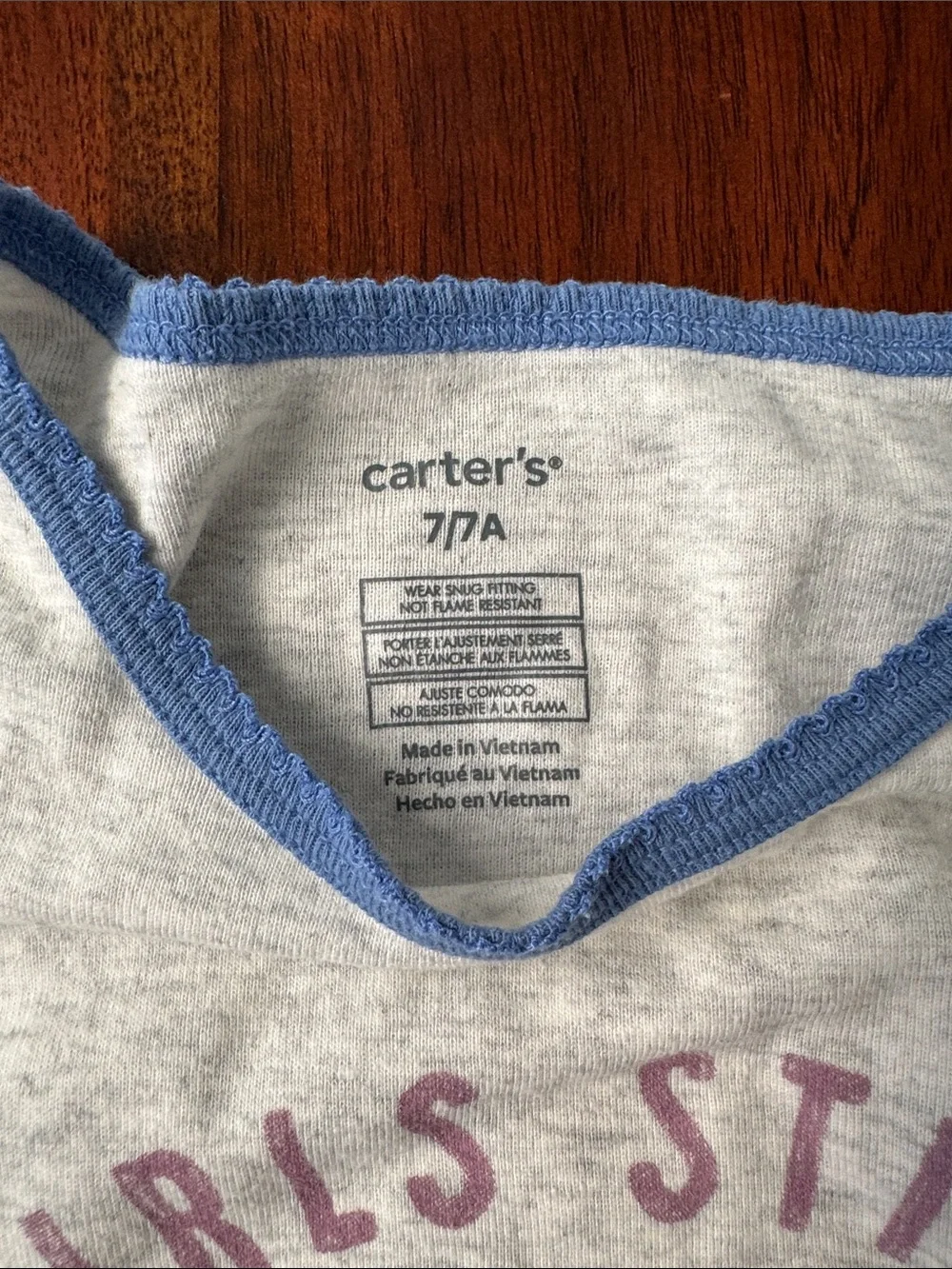 Carter's Teal and Light Gray Girls' Two-Piece Pajama Sets - Camp & Stars